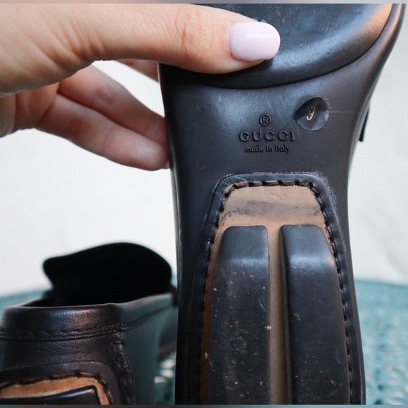 GUCCI Leather Loafers Women’s Size 9 - Picture 4 of 5